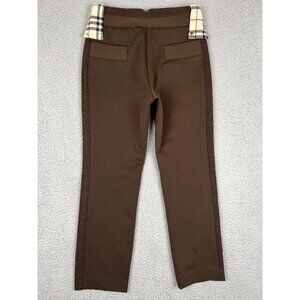 James Golf Wear Womens Pants Size 6 Brown Pockets Mid Rise Straight Leg